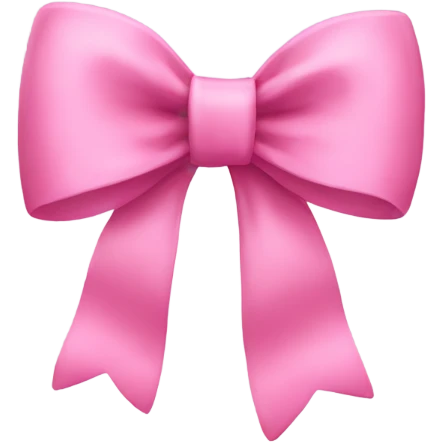 Pink bow  emoji