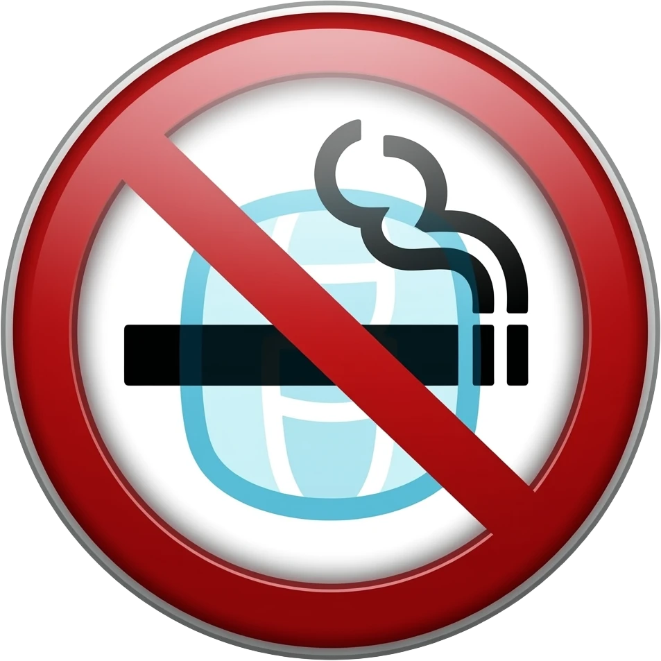 I want an emoji that looks like the no smoking sign, but with the Protobuf logo in the middle instead. emoji