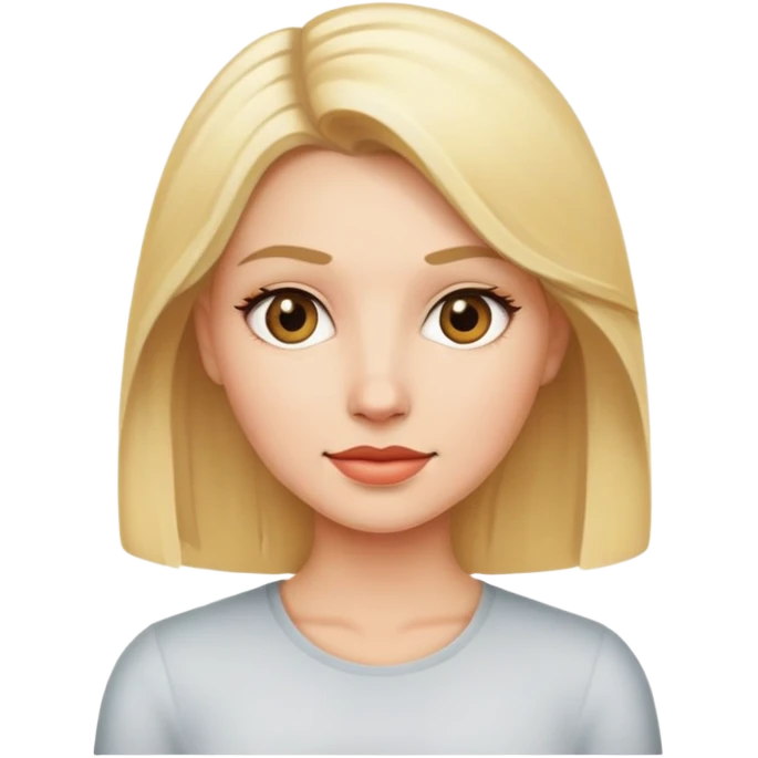 Beauty blonde emoji
