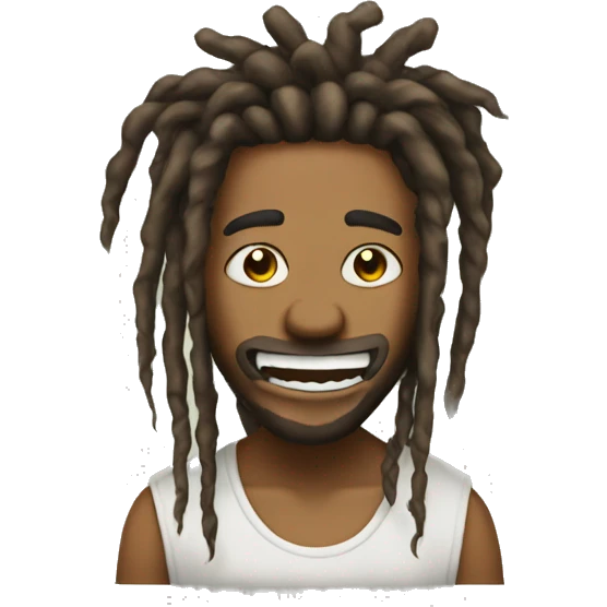 A fine Dreadhead With grillz emoji
