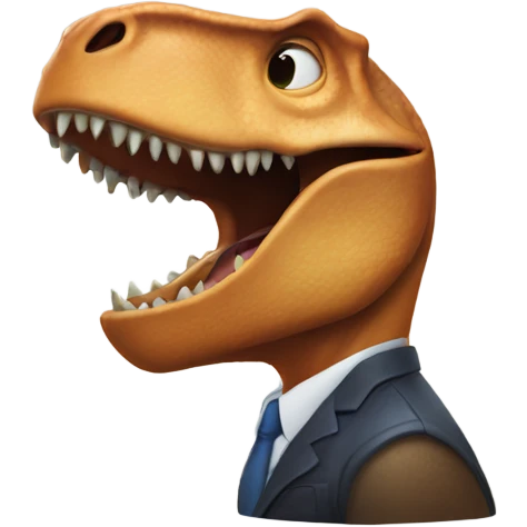 a dinosaur flipping ogg emoji