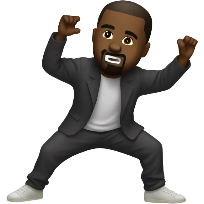 Kanye dancing emoji