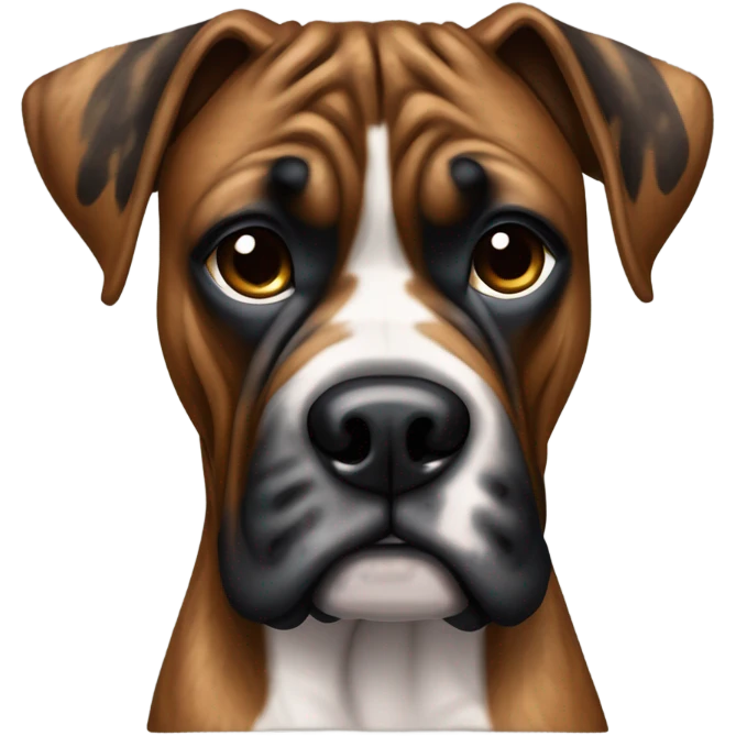 Brindle boxer emoji