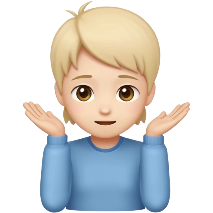 Cute chibi character emoji, looking awkward and embarrassed. 
Scratching the back of their head. 
Nervous smile, slight blush, eyes looking away. 
Small timid posture. 
Simple 2D flat style, pastel colors, clean outline, transparent background. emoji