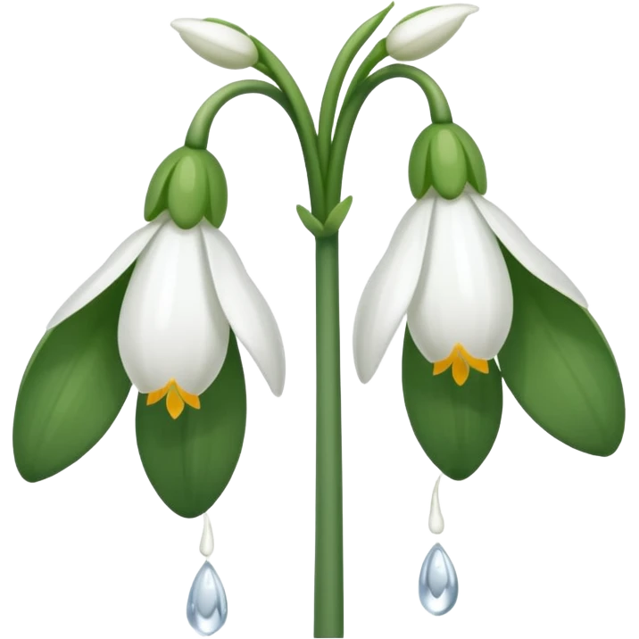snowdrop emoji emoji