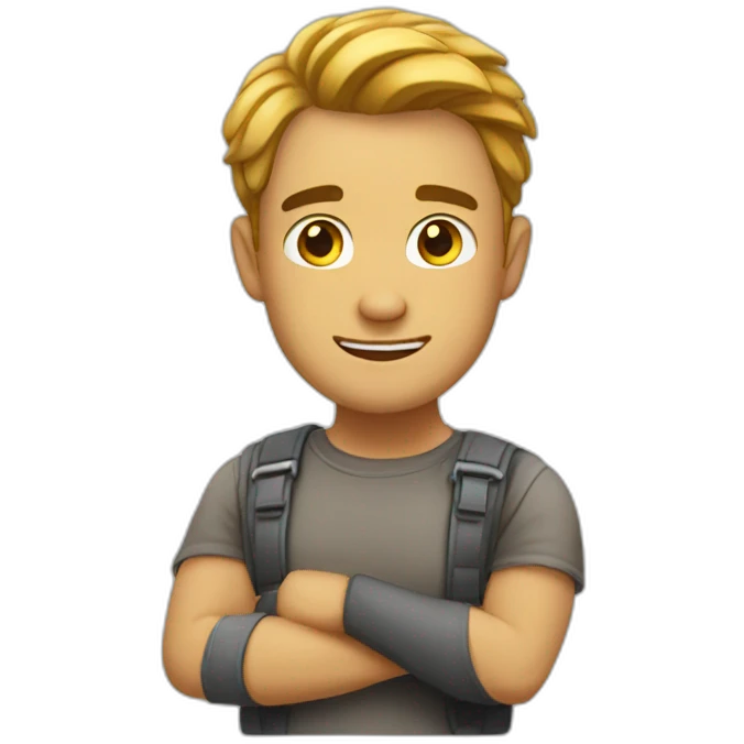 Helpful guy ok emoji