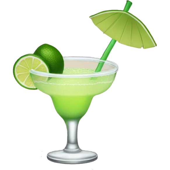 drinking margarita emoji