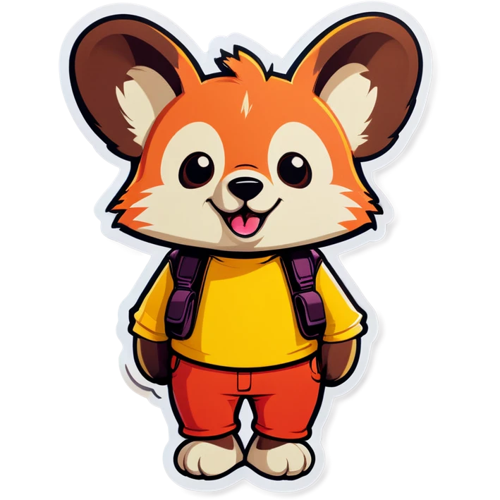 An animal with the balance of fun and responsibility  emoji