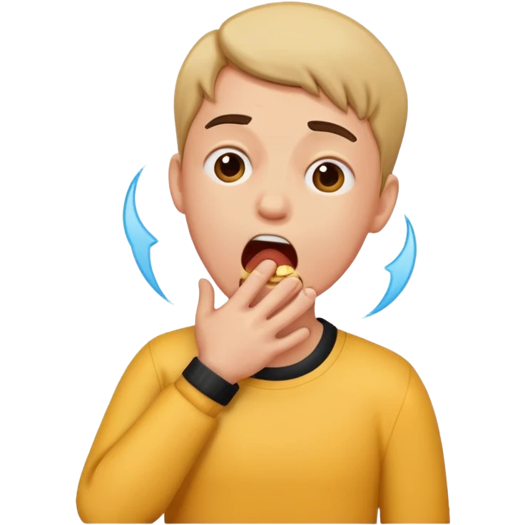 Someone choking emoji