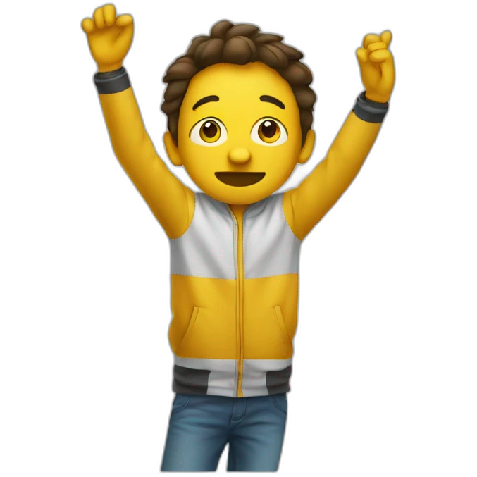 Personne qui  dab emoji