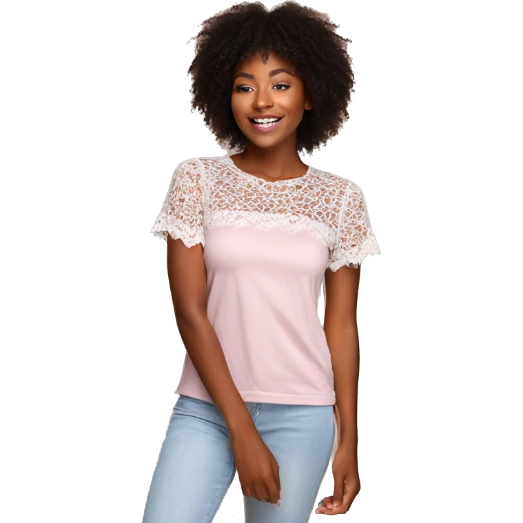 Cute top with lace burgundy  emoji