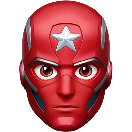 Vision marvel, red face from captain america: civil war emoji