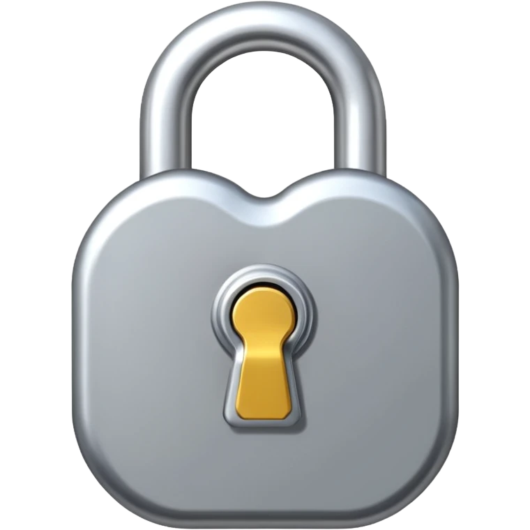 A lock emoji