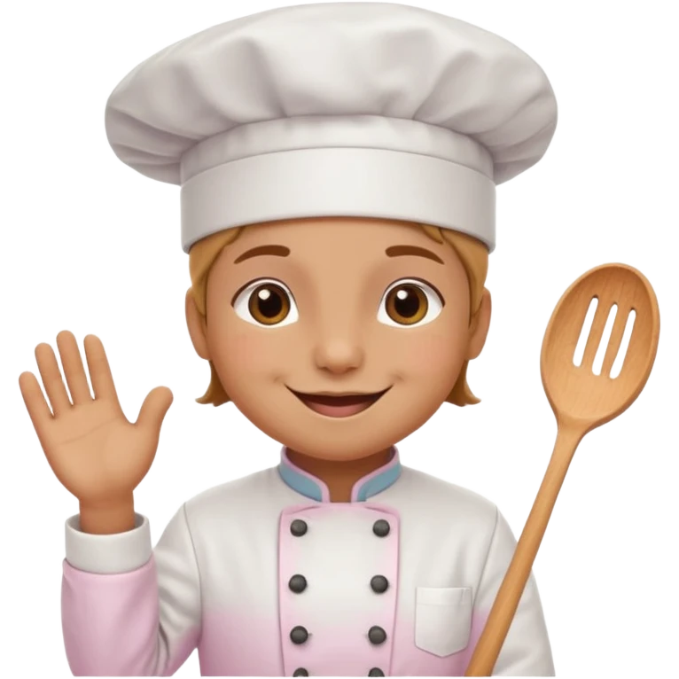 pink chef animal emoji