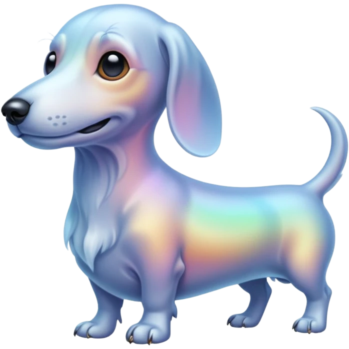 Ghost dachshund  emoji