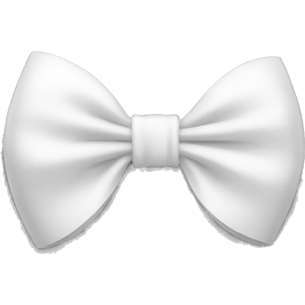 White bow emoji