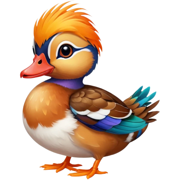 baby Mandarin duck emoji