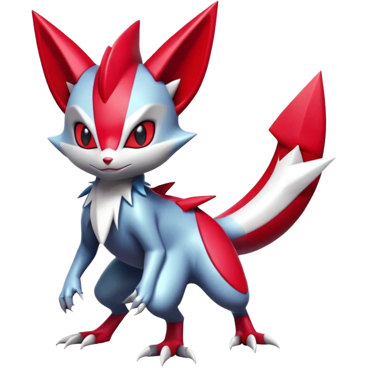 Shiny Exotic Bisharp-Sneasel-Weavile-Zangoose-Scizor-Hybrid-Creature emoji