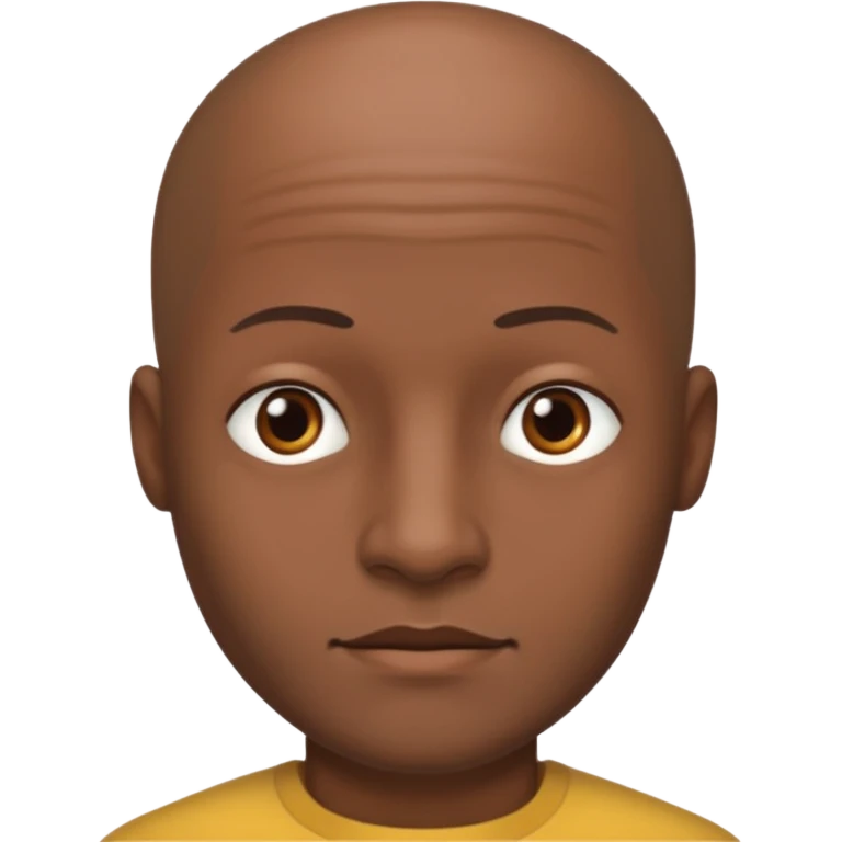 One woman medium length blond highlights hair
One man medium dark skin no hair emoji
