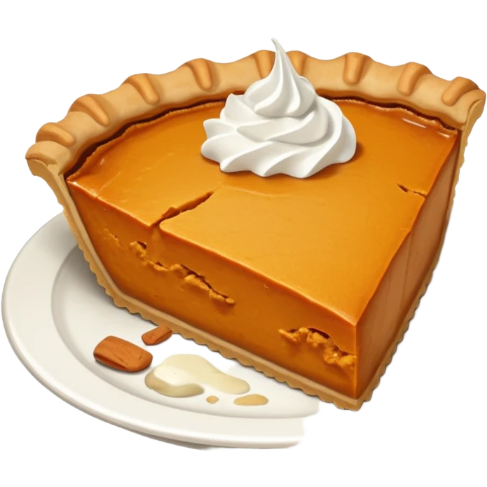Pumpkin pie emoji
