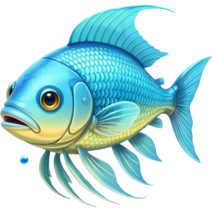 Lanternfish – Small fish with glowing lure on head emoji