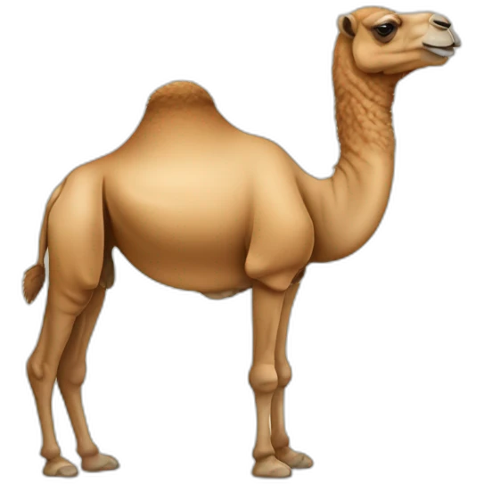 camel full body emoji