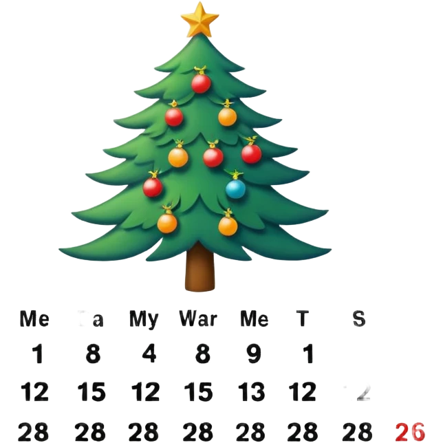 Calandar emoji