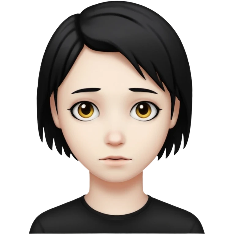 emo side part emoji