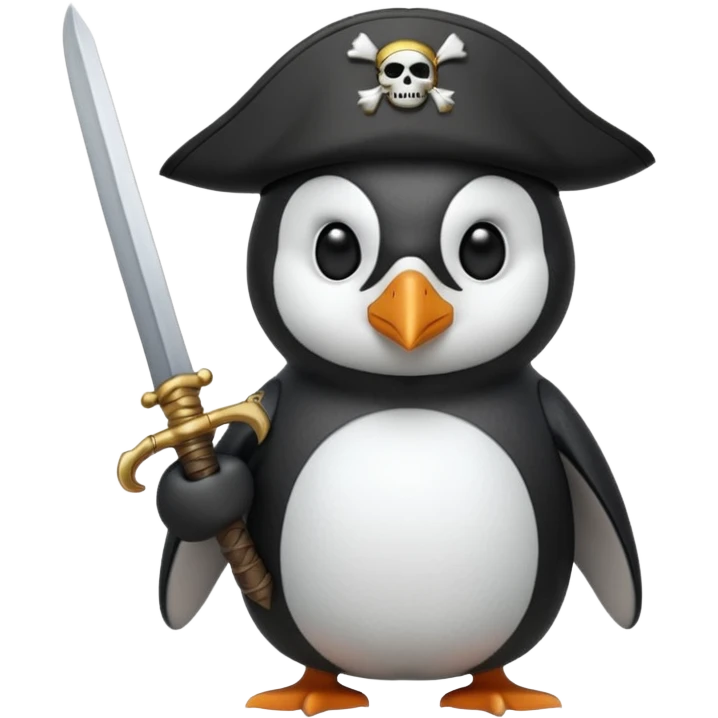 pirate penguin emoji