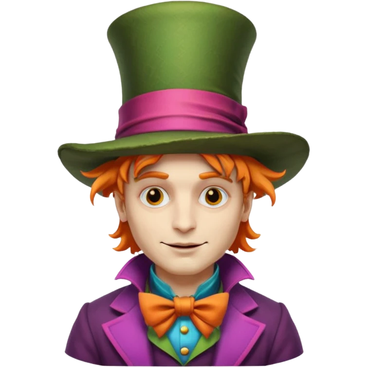 Mad Hatter from Alice in Wonderland movie emoji