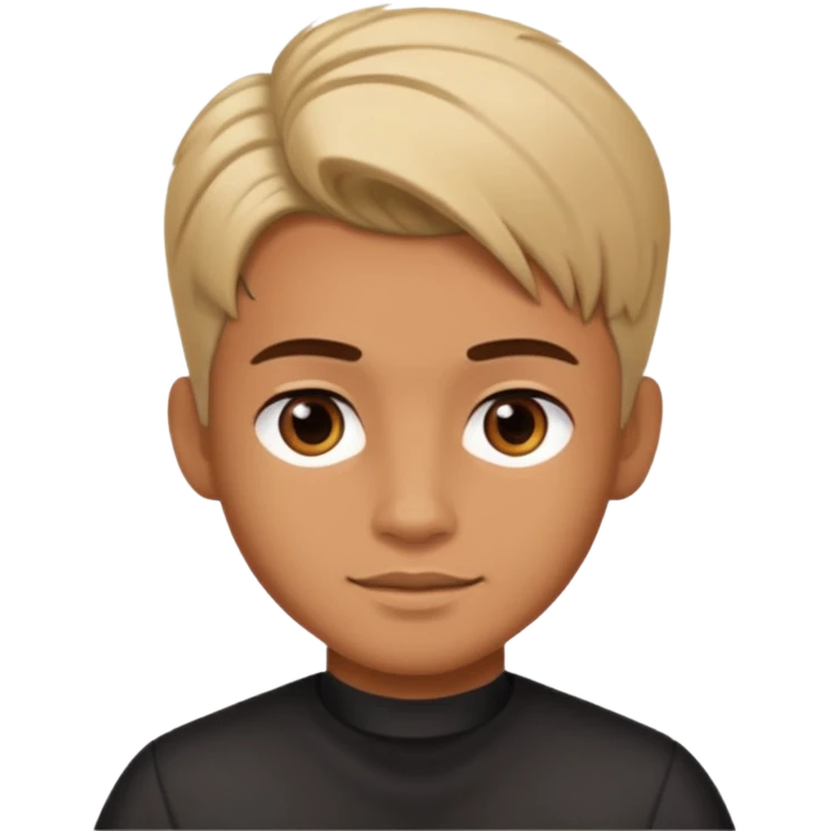 A beautiful boy salon hairstylist emoji