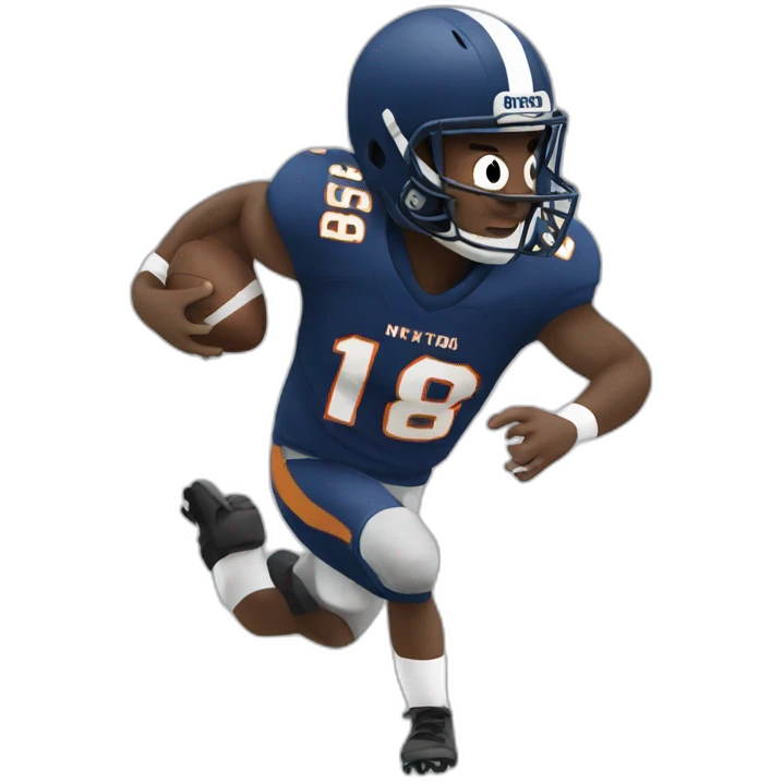 Football playing emoji