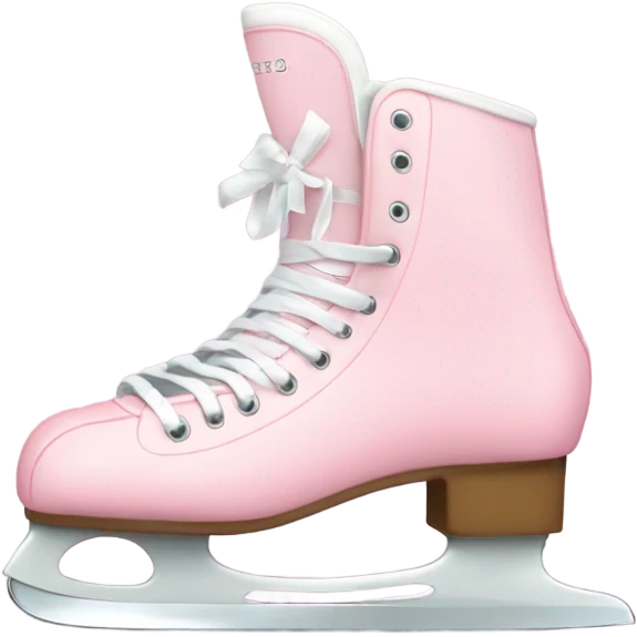 pastel pink ice skates emoji