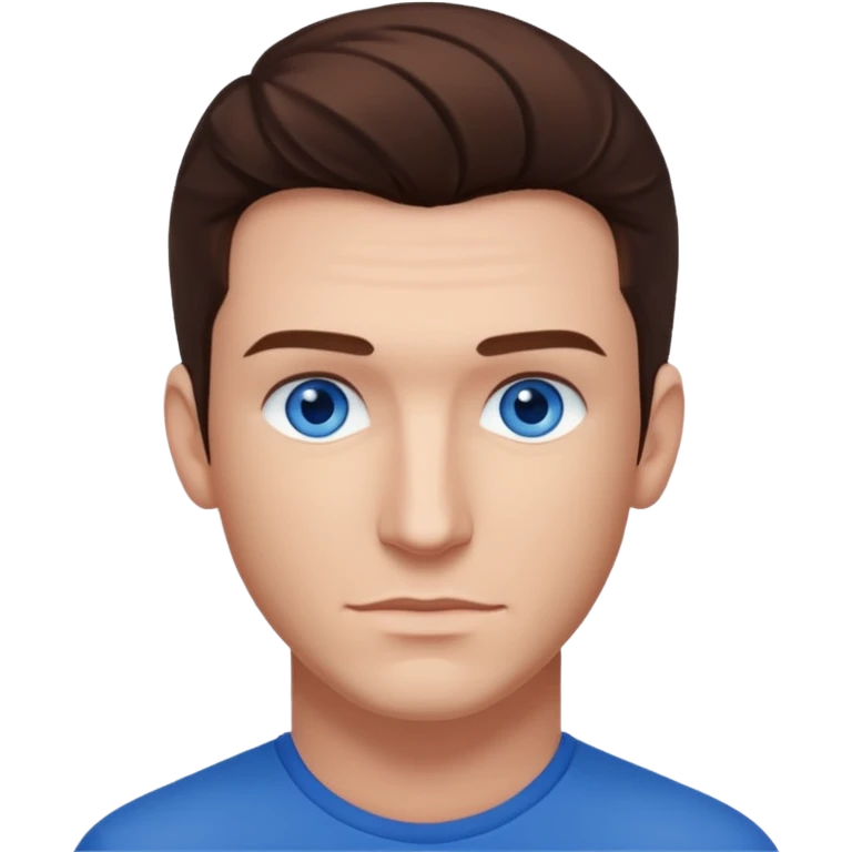JC Chasez blue eyes, brown hair emoji