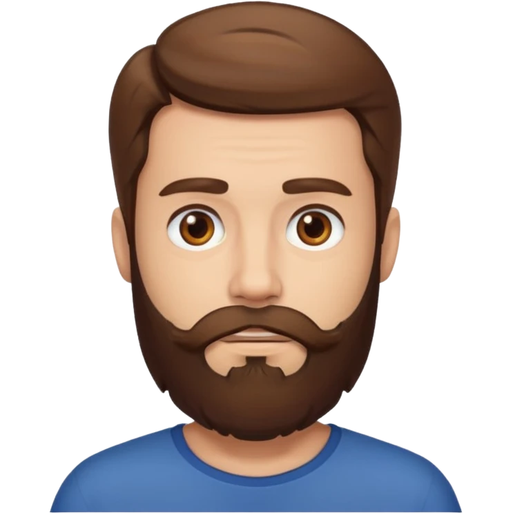 bearded man emoji