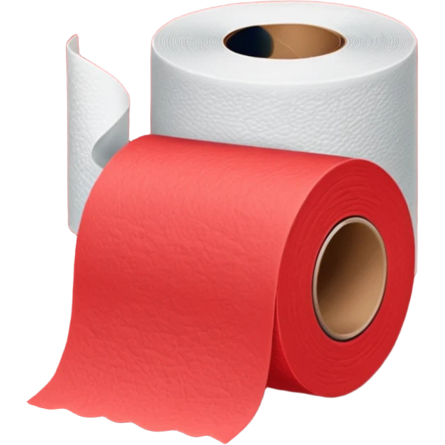 krımızı tuvalet kağıdı emoji