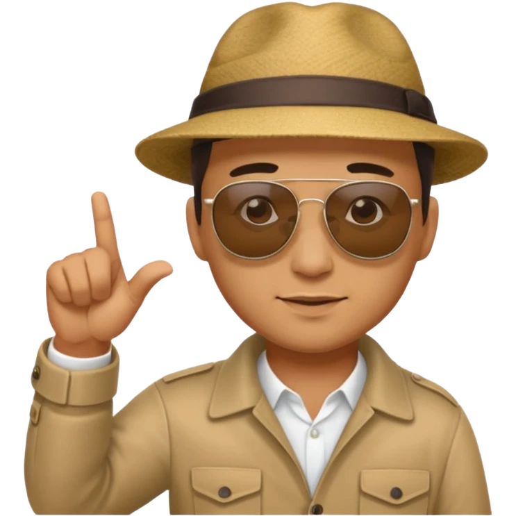 man pointing down emoji