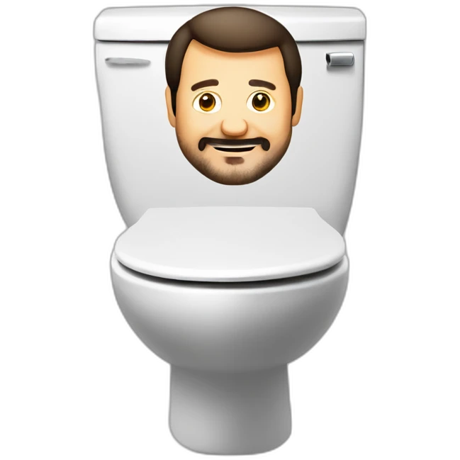matteo salvini toilet emoji