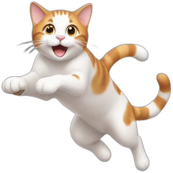jumping cat emoji