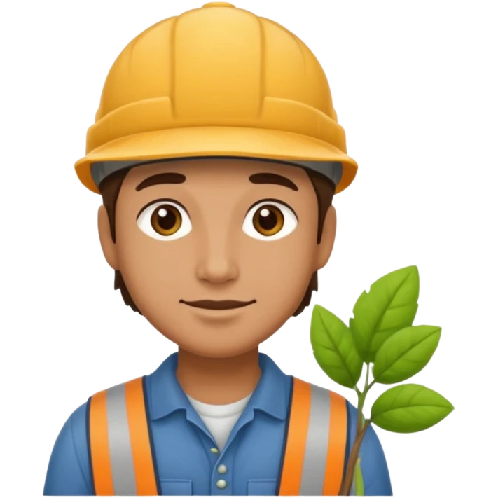 Landscaper with cap emoji