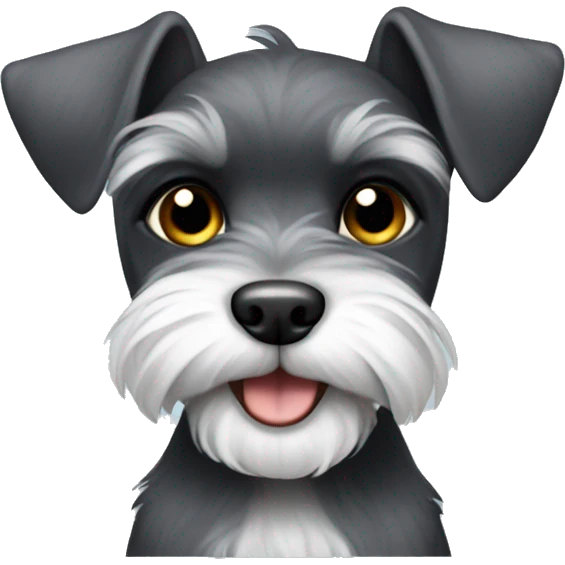 Baby schnauzer emoji