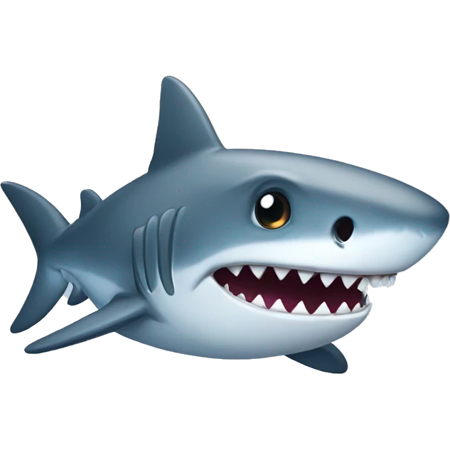 cute shark emoji