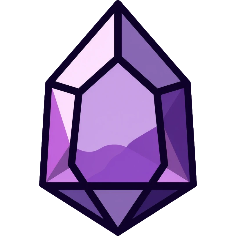 amethyst crystal emoji