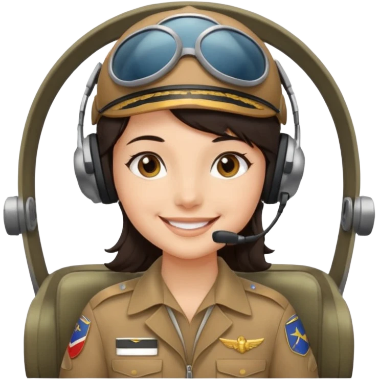 andini fährt mit dem Flugzeug emoji