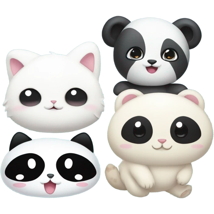 animales kawai emoji