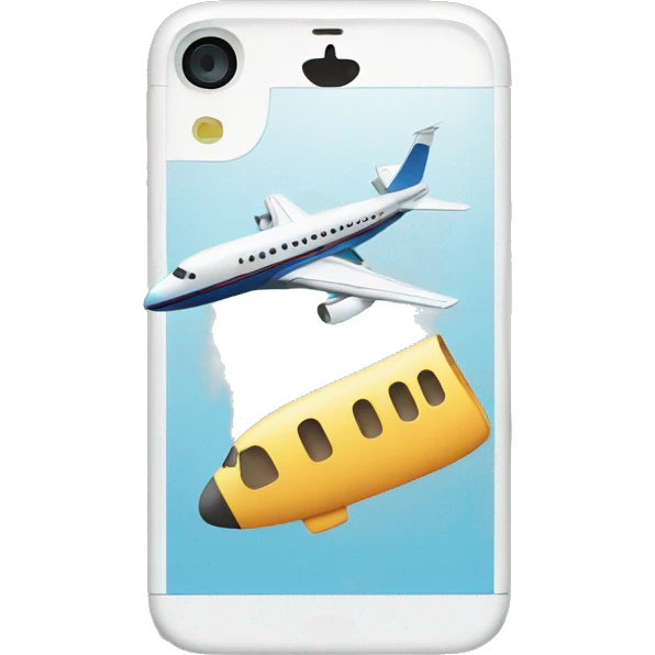iphone on a skie jet emoji