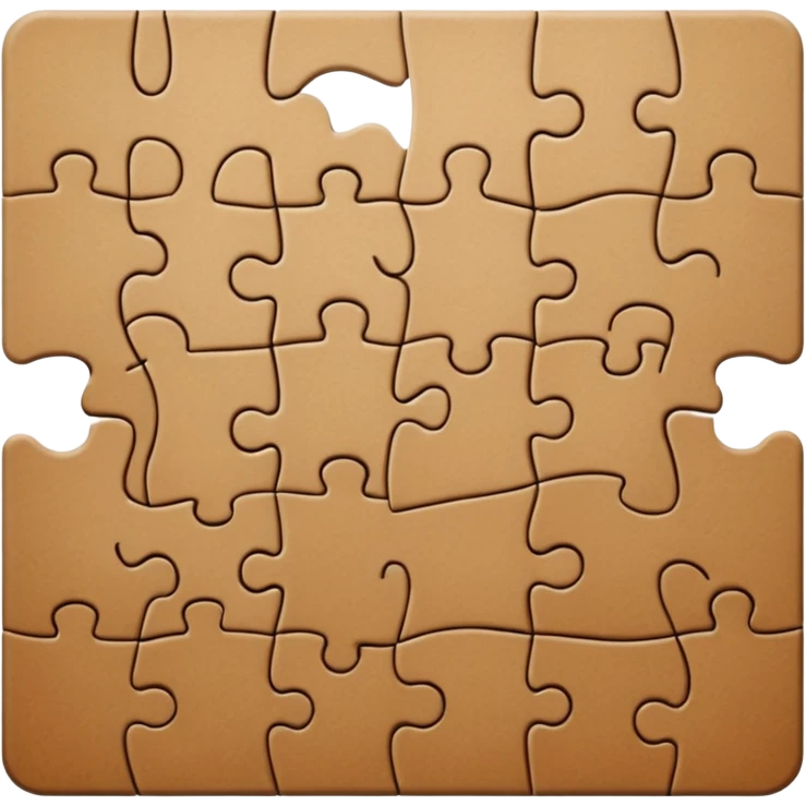 puzzle brown one missing emoji