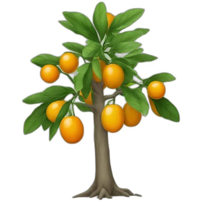 Cumquat tree emoji