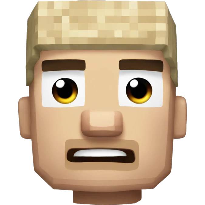 minecraft bald steve crying emoji