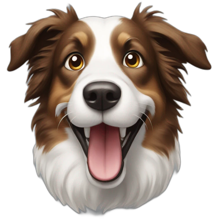 happy-bordercollie-asking-to-play emoji
